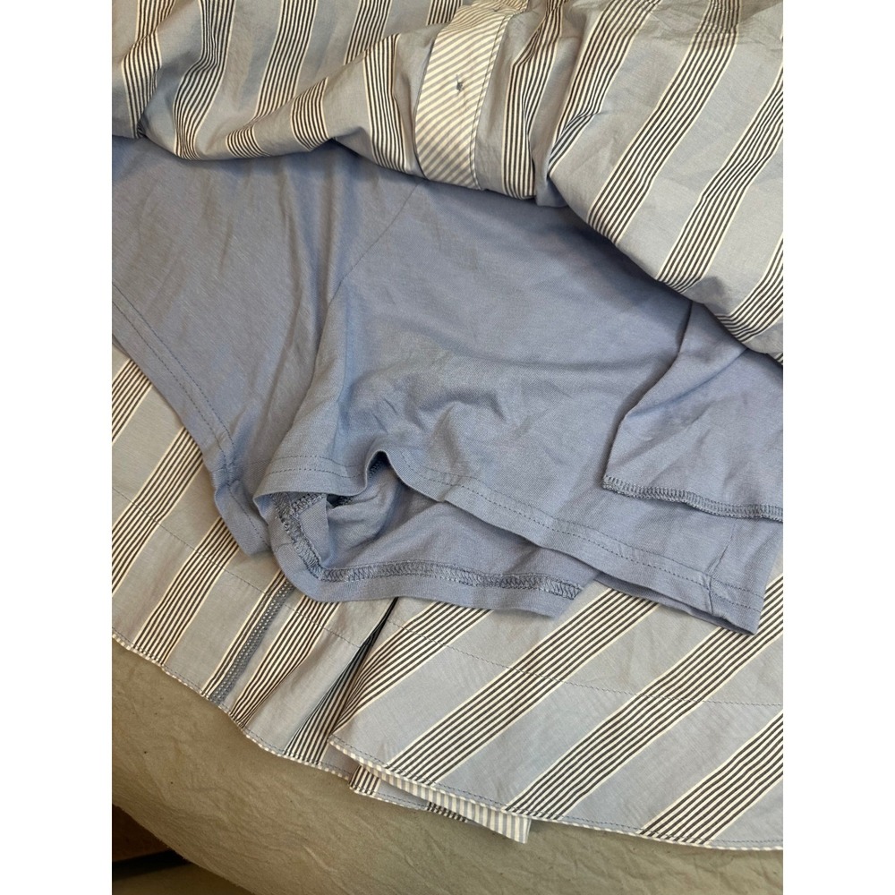 Aerie boxer skort striped white Waist Large NWT - Picture 9 of 9